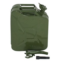 3PCS 5 Gal 20L Jerry Can Gas Gasoline Can Army Military Metal Steel Tank Backup