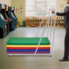 Rest Mat Trolley Storage Cart Rolling Cart for Sleeping Mats Teaching Rolling