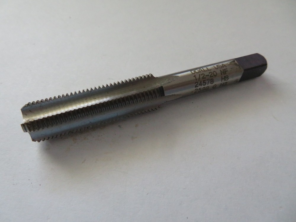 1 pcs HANSON WHITNEY 1/2″-20 GH3 Hand 4 Flutes Bottom Tap 24578 USA