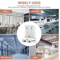 10 Pack – Non-shunted T8 T12 Lamp Holder U- Shaped Fluorescent Socket