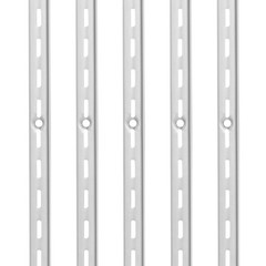 Uimoso 10 Packs 39 inch Steel Wall-Mounted Shelf Track Adjustable
