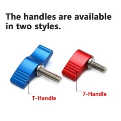 1/4 3/8 UNC Adjustable Clamping Thumb Screw Wing Knob Lever Hand Grip Bolt Metal