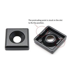 10Pcs 2020 Aluminum Extrusion T Slot End Cap Bracket 20 Series Extruded Hardw…