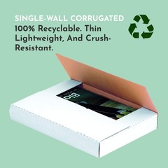 Small Business Packaging, Shipping Box 12.5″ x 12.5″ x 1″ Bulk | Cardboard, G…