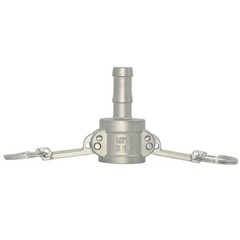 1/2″ 1″ 3″ in Type C Camlock Female Coupler to Hose Barb Stainless Steel Fitting