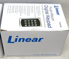 Linear 2000eM eM Style Flush-Mount Durable Metal Access Control Keypad [CTD]