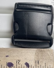 2 Sets 2″ ACW Acculoc Acetal Side Release Buckle Black CSR 2.0