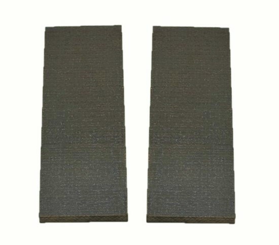 Ultrex Burlap (Jute) Micarta OD Green 2 pcs. 6x2x.125 Knife Handle Scales
