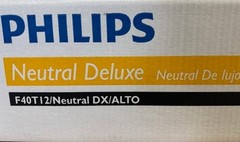 30 Pieces (15x2pk) Philips 422741 F40T12/NEUTRAL DX/ALTO 40W T12 48″ 3500K Lamp