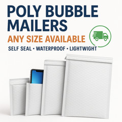 ANY SIZE POLY BUBBLE MAILERS SHIPPING MAILING PADDED BAGS MAILER ENVELOPES SELF