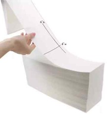 3000 Fanfold 4×6 Direct Thermal Label. High Quality.Certified by UPS 4″X6″ Label