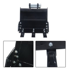 For 0.8-1.8 Ton Mini Excavator 400mm Trenching Bucket Attachment With Teeth US