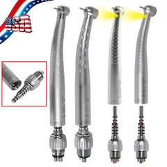 Dental High speed 4hole quick Coupler / LED Fiber Optic 6 pin Coupler Handpiece