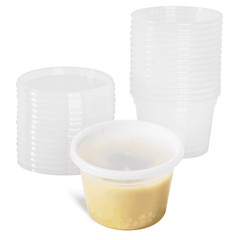 Karat 16oz PP Plastic Injection Molded Deli Containers & Lids – 240 ct