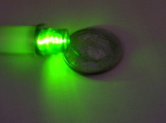 IDI 6.5MM GREEN LED PILOT LITE PANEL LIGHT LAMP INDICATOR 5/16″ 5V 6V DC/AC USA