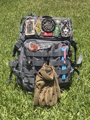 MOLLE Glove Holder Snap for Battle Belt Pant Loop Gear Quick Release Paracord