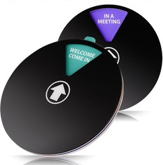Rotating Status Office Door Signs Do Not Disturb Out Of Office 2 PCS