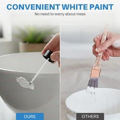 Tub and Tile Paint, 1.7 oz Paint for Fl Oz (Pack of 1), ‎White