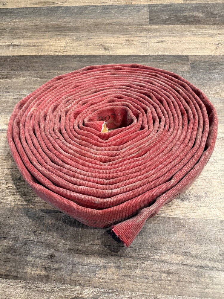 3 1/8″ wide Red Fire hose for boat docks, abrasion protection etc. 10’ length