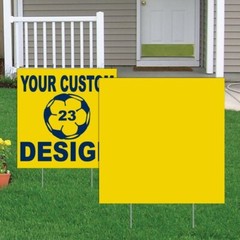 2’x2′ 4mm Corrugated Plastic Blank Yard Signs – Vertical Flutes – Bundle of 25