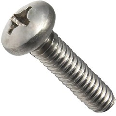10-24 x 1-3/4″ Pan Head Machine Screws Phillips Drive Stainless Steel Qty 50