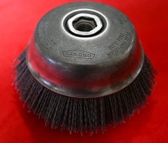 Osborn 6″ Abrasive Cup Brush 32138 6000 RPM 5/8-11 Wire Wheel Wood Metal Sanding