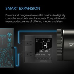CONTROLLER 75 PRO, Bluetooth + WiFi Smart Outlet Controller for Two Devices