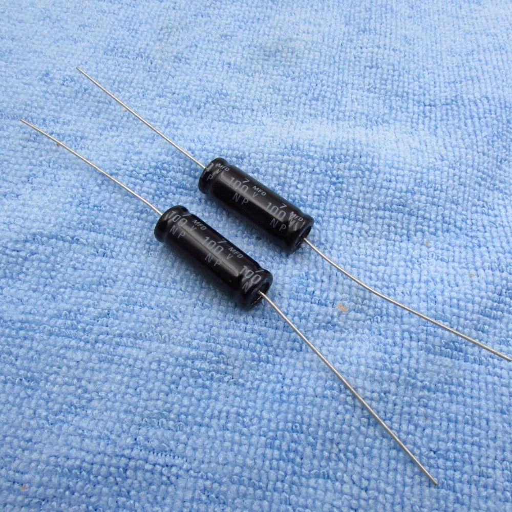 Qty 2 ( 7uF ) 100V Metalized Polyester Film Speaker Crossover Capacitor