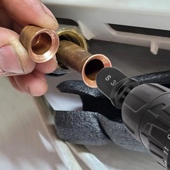 13x Copper Tube Expander & Deburring Scraper Tool HVAC Pipe Flaring Swage Drill