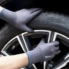Work Gloves for Men and Women, Foam Nitrile Coated Safety Gloves with Grip, I…