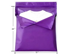 #7 19×24 Poly Mailers Plastic Mailing Envelopes Shipping Bags PURPLE 300 Pieces