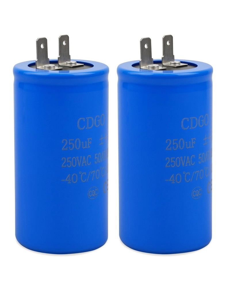 250uF/MFD CD60 Motor Start Capacitor 250VAC 50/60Hz Fit for Electric Motor…