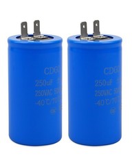 250uF/MFD CD60 Motor Start Capacitor 250VAC 50/60Hz Fit for Electric Motor…