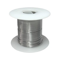 18 AWG Gauge Stainless Steel 316L Wire 100′ Length 0.0403″ Diameter
