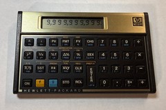 HP 12C Hewlett Packard Financial Calculator W/ Original Case Made In Brazil
