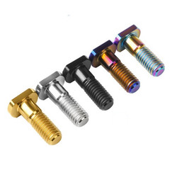M8x23mm T Bolt Square Head Titanium Ti Screw Pitch 1.25mm For Bicycle Motorcycle