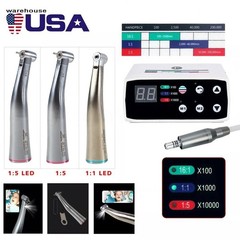 NSK Style Dental Brushless LED Micro Motor /1:5 Increasing Handpiece