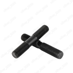 Black 12.9 Steel Double End Studs Rods Clamping Type M8 M10 M12 M14 M16 M18 M20