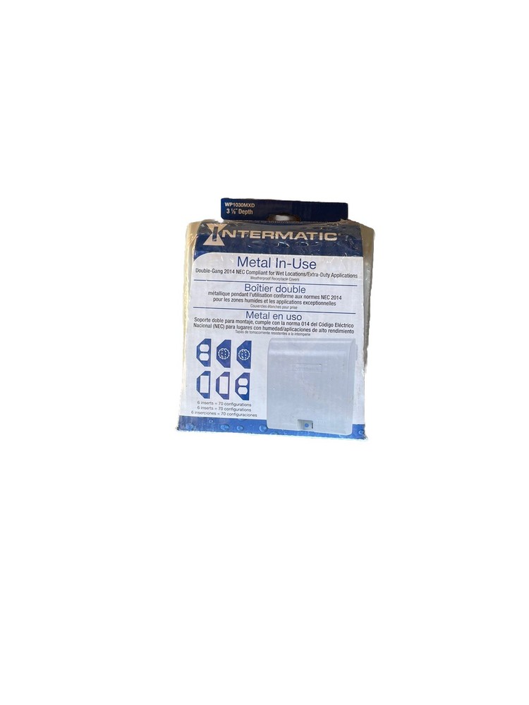 🔥 1 Unit ~ Intermatic WP1030MXD 2-Gang Extra-Duty Weatherproof While-In-Use🔥