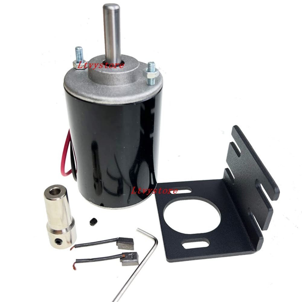 12V Permanent Magnet DC Motor, 30W 3500RPM High Speed CW/CCW Electric Gear Mo…