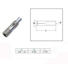 304 Marine Boat Stainless Steel 3/8″-16 Drop In Anchor Fastener Bolt Grip Anchor