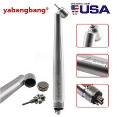 Denshine 45 Degree Surgical High Speed Handpiece Push Button 4 Holes One Spray