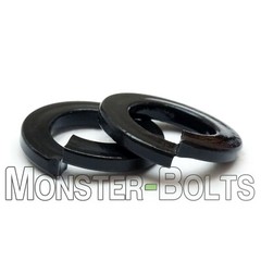 M5 / 5mm Metric Steel Split Lock Washers with Black Oxide Coating DIN 127B