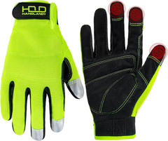 Work Gloves for Men & Women, Utility Mechanic Working Gloves Touch Screen, Flexi