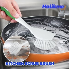 Holikme 6Pack Kitchen Cleaning Brush, Green 7 Pack,