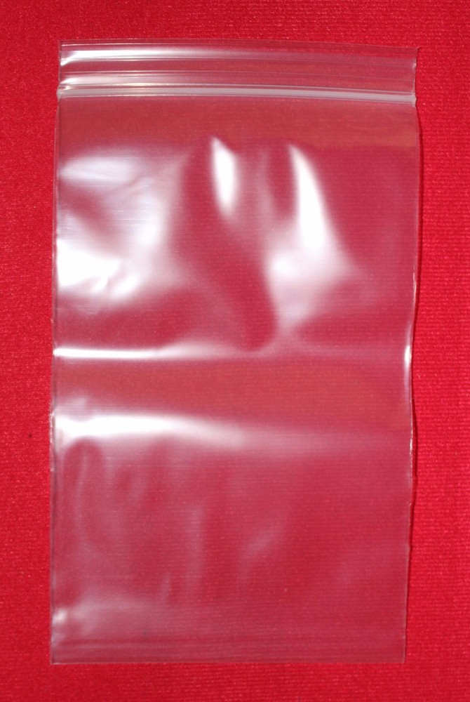 4 Mil Clear Resealable Reclosable Plastic Bags 5″ x 8″ – 100 Pack