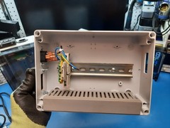 Industrial DIN-Rail Enclosure w/ Pre-wired Power Inlet, Connector Block & Fuse