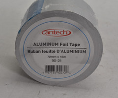 Cantech Foil Tape Aluminum Silver 72 mm x 45 m 90-21