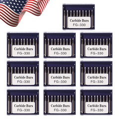 Dental Carbide Burs Pear-Shaped Type High Speed Tungsten Steel Bur FG330
