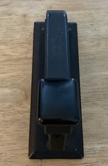 Vtg. Bostitch Model B5 Black Textured Finish Metal Stapler USA Heavy Duty Works!